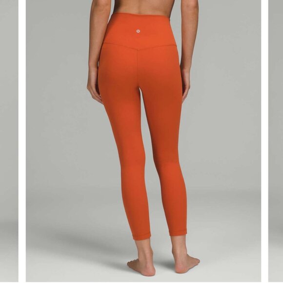 Lululemon Align High-Rise Pant 25" Canyon Orange - Size 10 - Picture 11 of 12